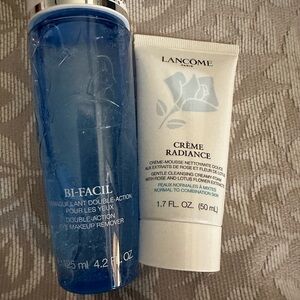Lancôme Crème Radiance Cleanser + Blue Bi-Facil Eye Makeup Remover